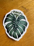 Monstera - Plant Mom Sticker