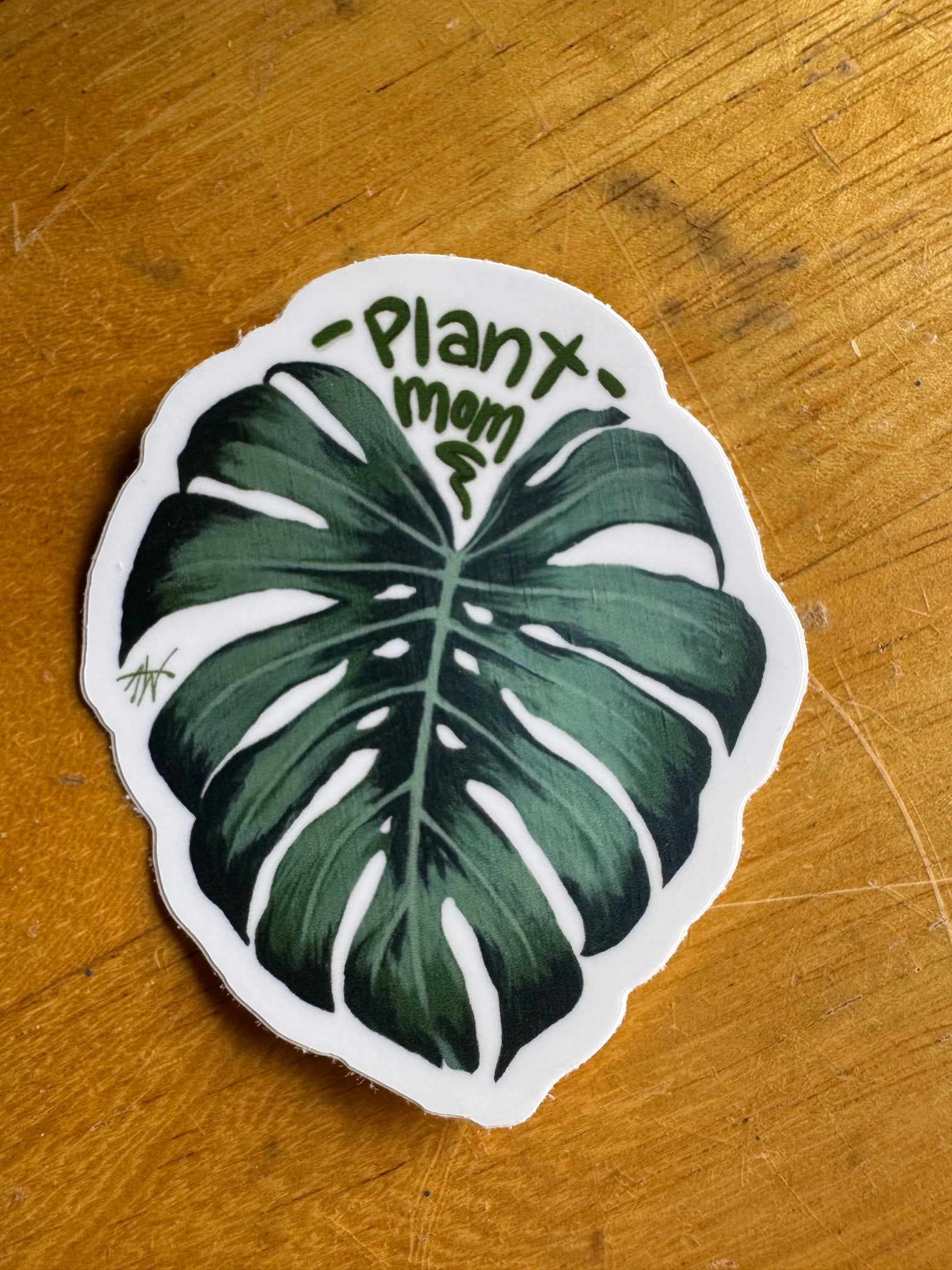 Monstera - Plant Mom Sticker