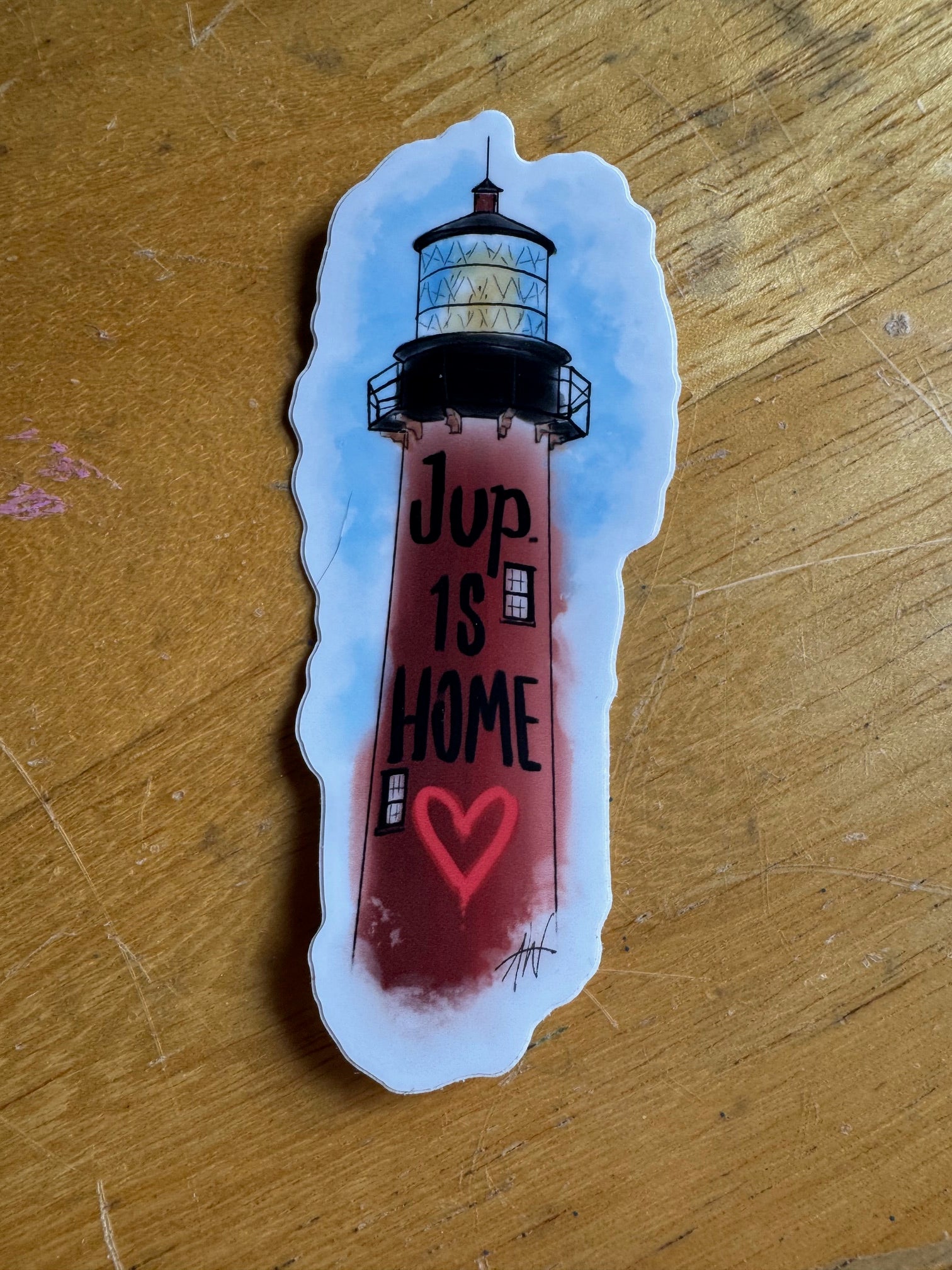 Jupiter Lighthouse Sticker