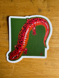Red Salamander Sticker